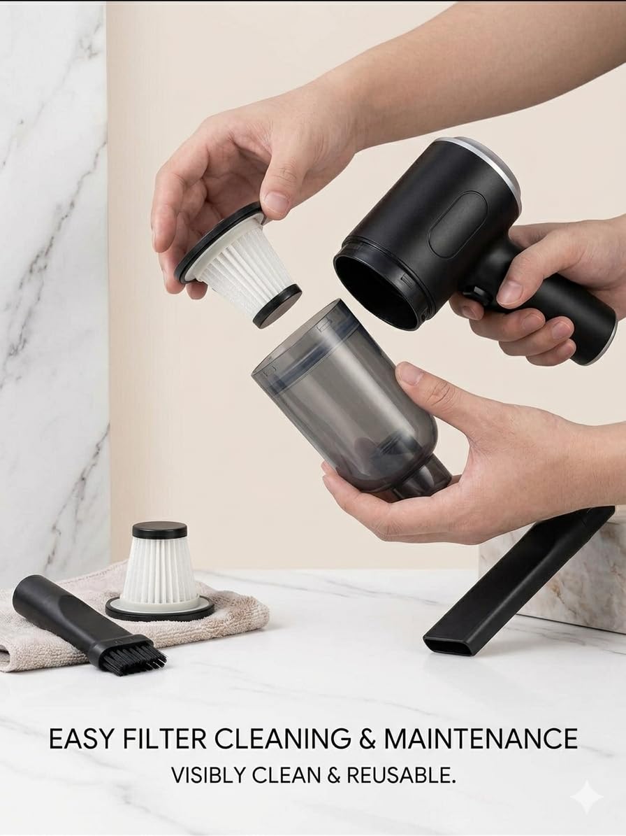3-in-1 Mopping Mini Vacuum Cleaner