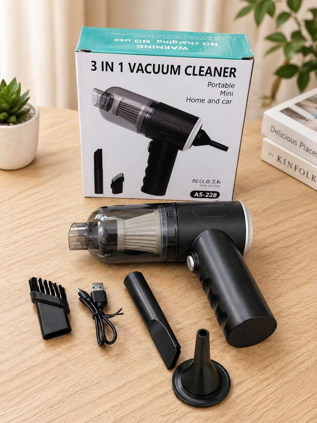 3-in-1 Mopping Mini Vacuum Cleaner